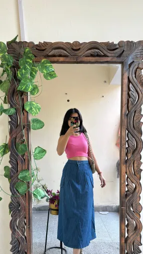 14) Korean skirt waist:30/l:29