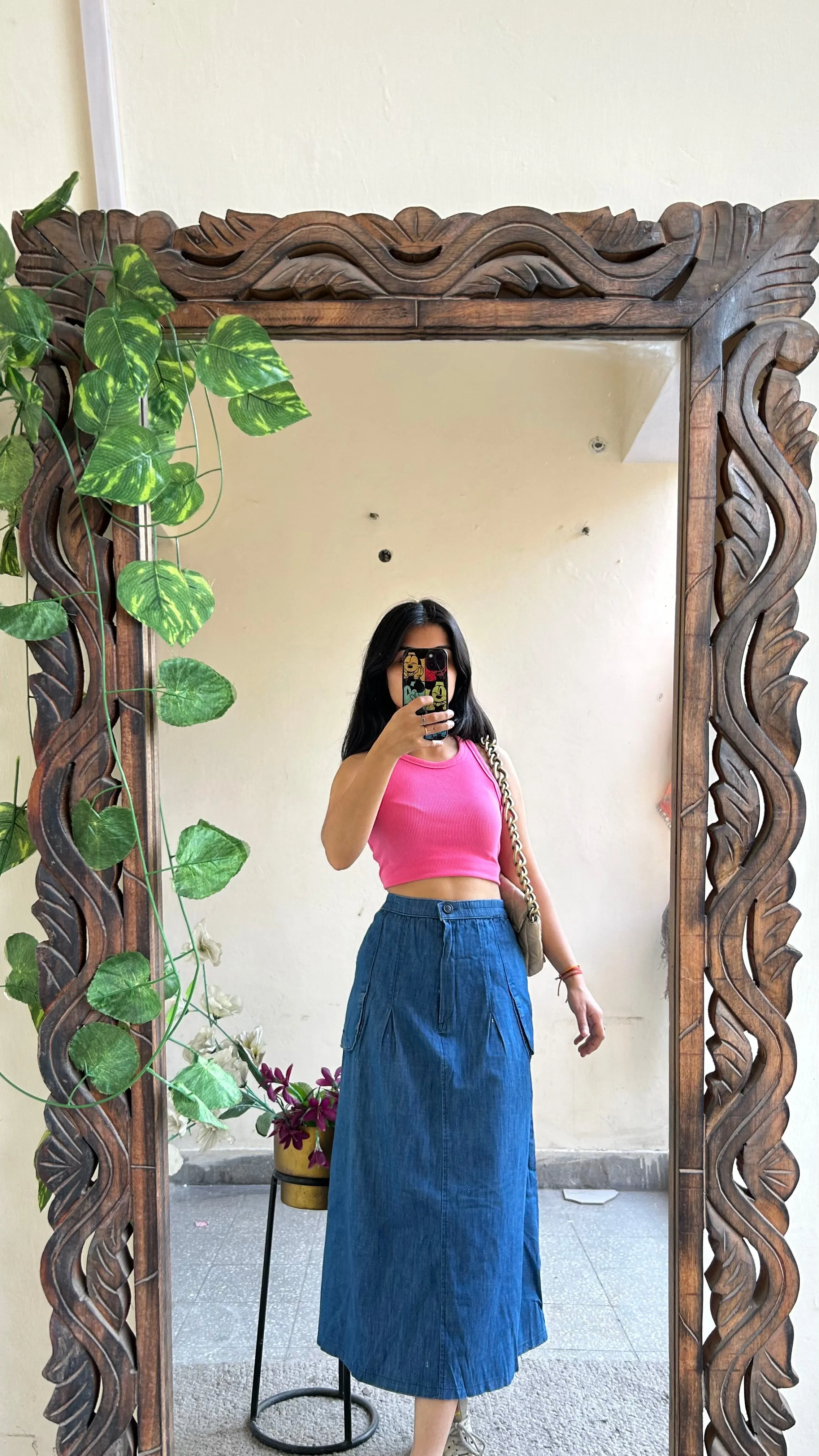 14) Korean skirt waist:30/l:29