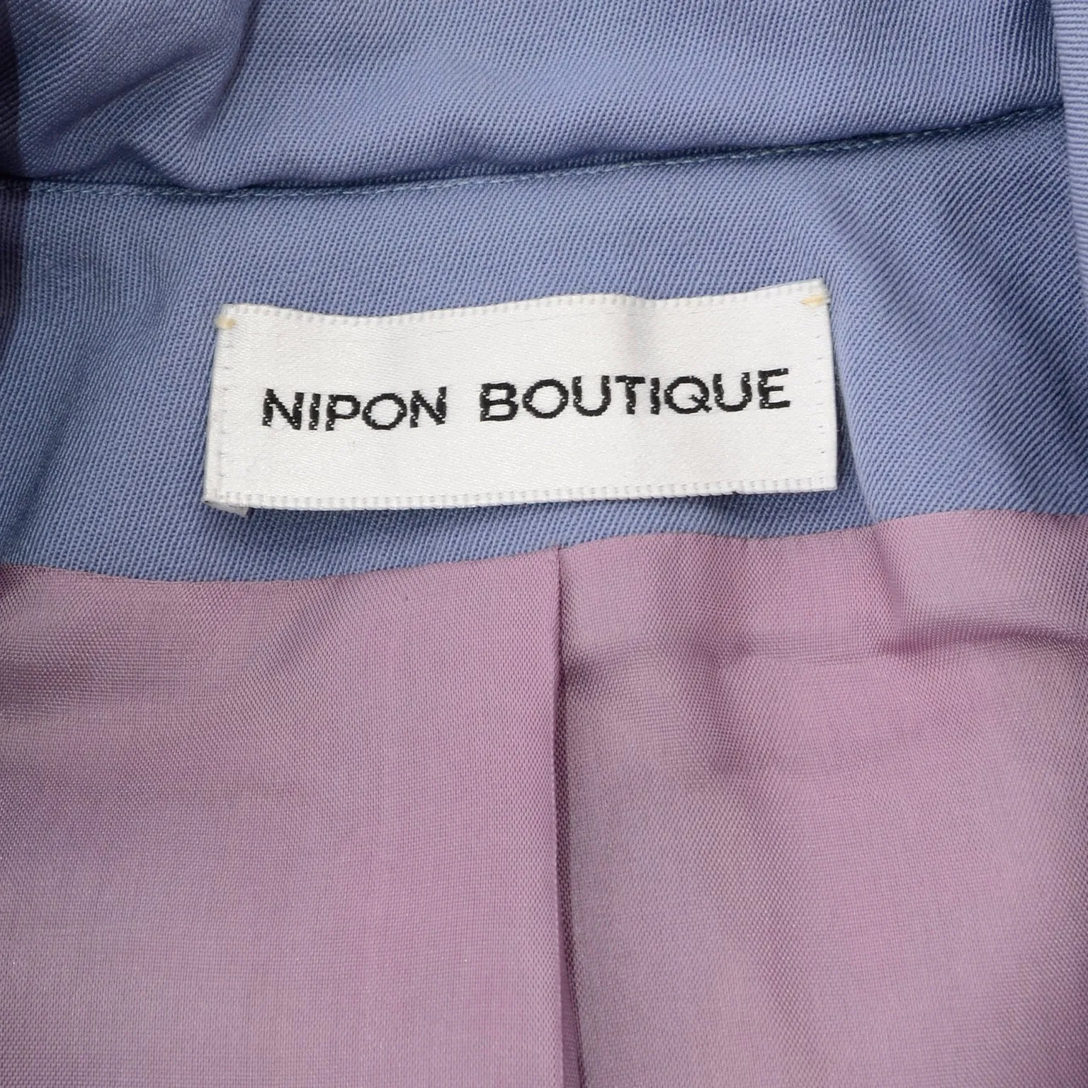 1980s Albert Nipon Vintage Periwinkle Blue Skirt & Jacket Suit