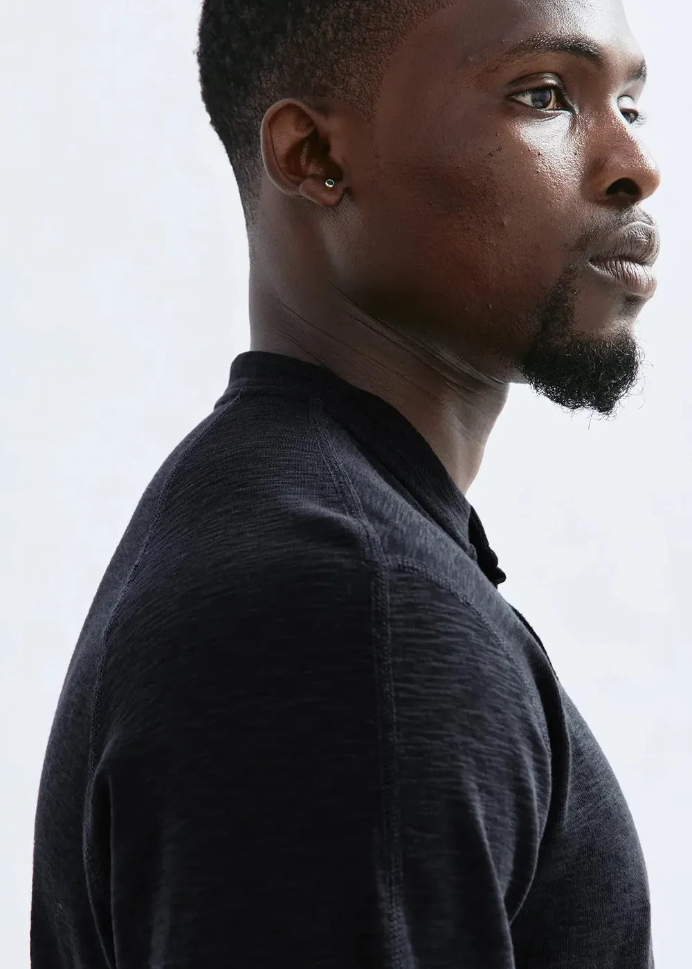 1x1 Slub Long Sleeve Henley