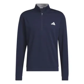 adidas Elevated Mens 1/4 Zip Golf Pullover Top IB6114