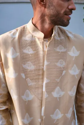 Akhrot Silk Nehru Jacket