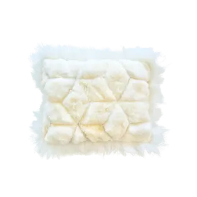 Alpaca Artisanal Throw Pillow (Rectangle) - Fair Trade & Handmade in Ecuador