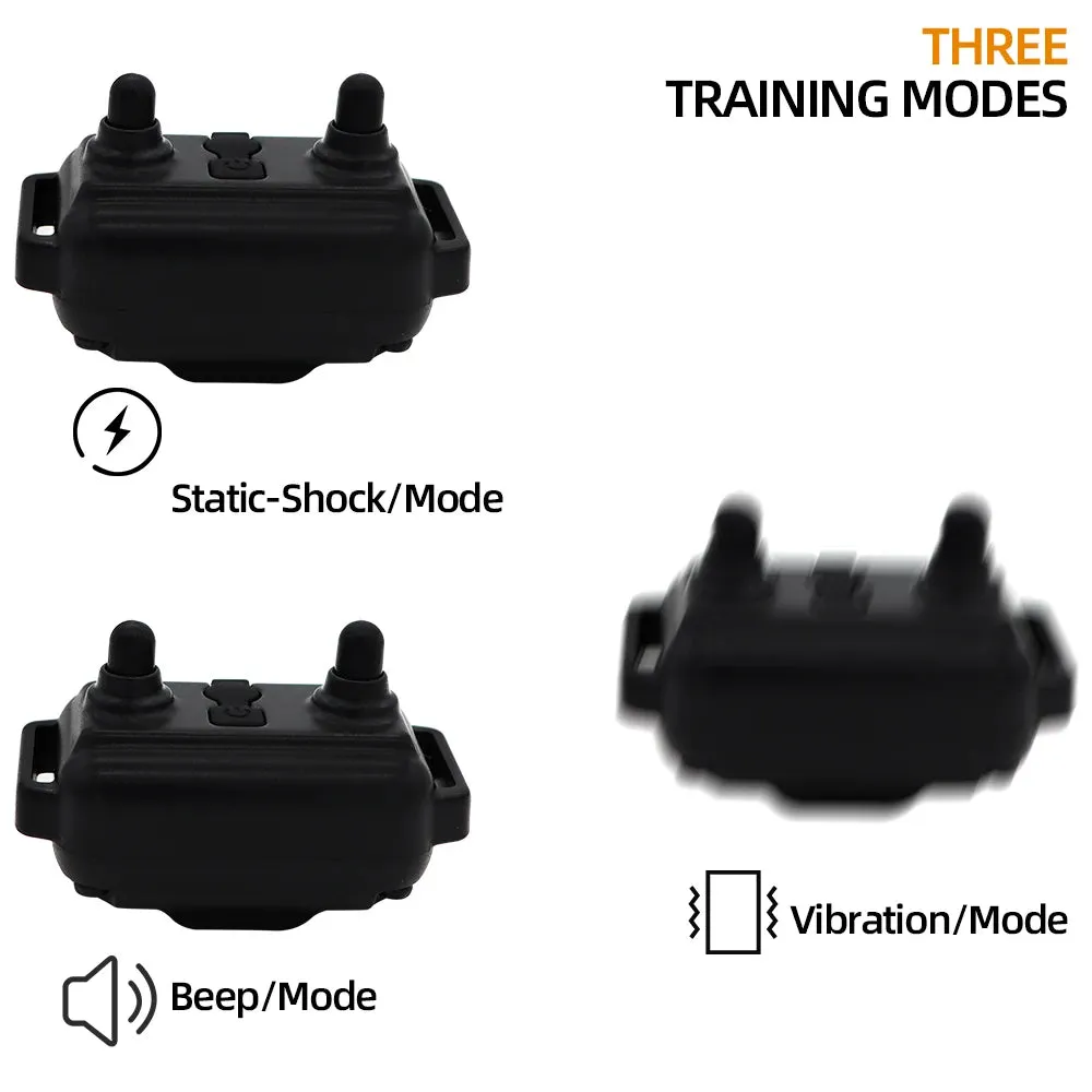 AnniePaw 800m Digital Dog Training Collar Waterproof Rechargeable Remote Control Pet with LCD Display for All Size Shock Vibration Sound