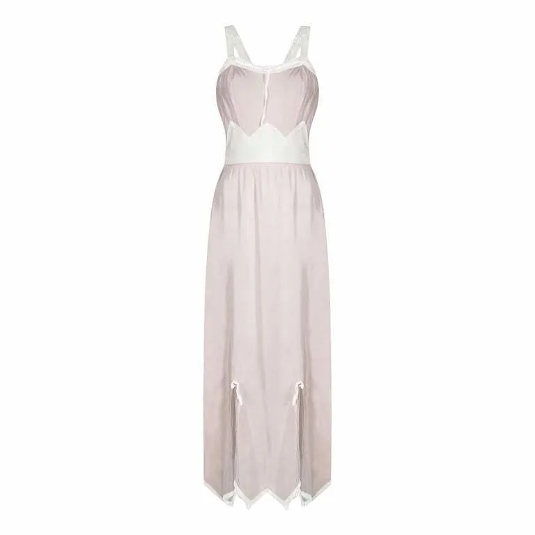 ARCHIVE - 1950s Cut Out Pink and Lace Tulle Nightdress