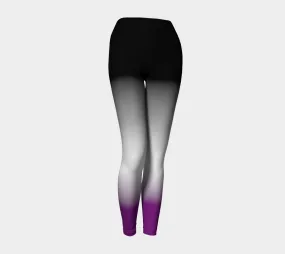 Asexual Gradient Yoga Leggings