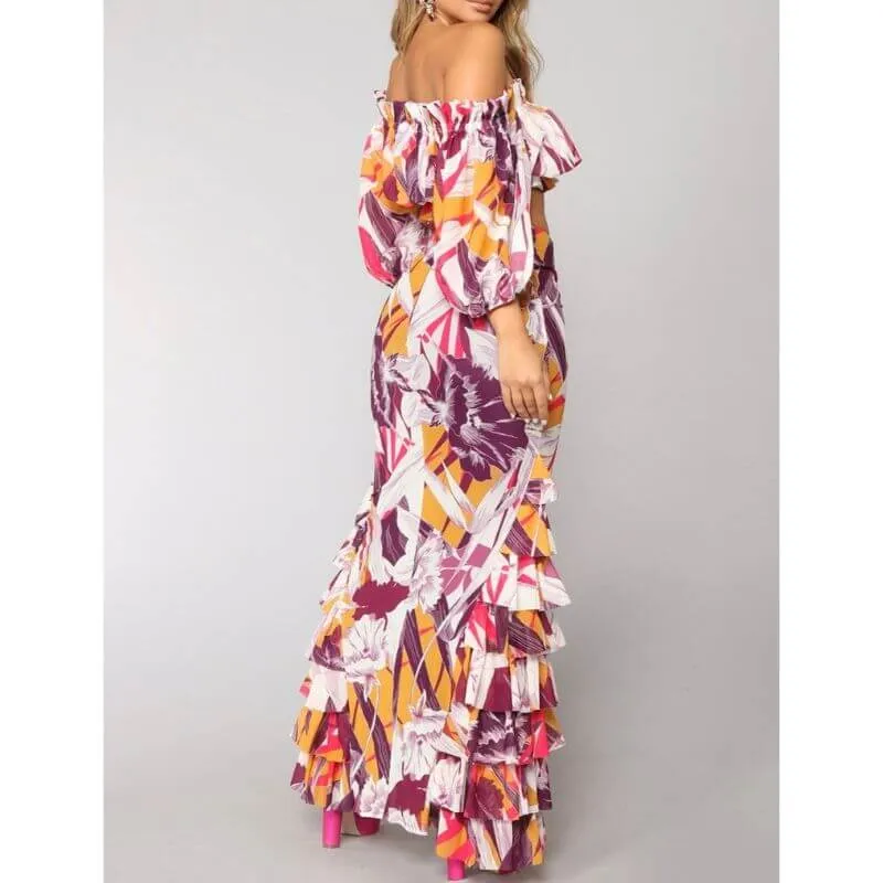 ASHANTI TIERED RUFFLE TWO PIECE SET