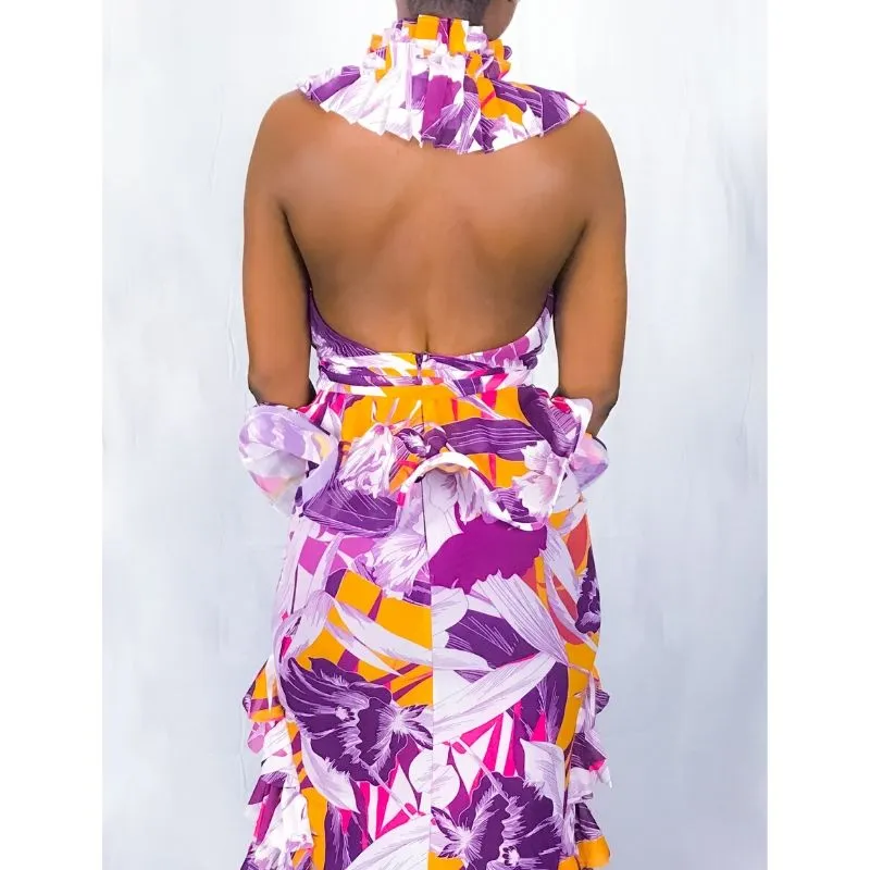 ASHANTI TIERED RUFFLE TWO PIECE SET