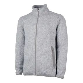 B2003M Mens Heathered Fleece Jacket