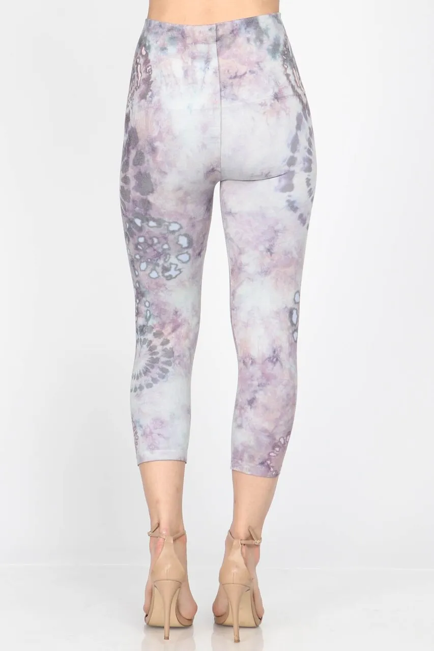 B4291P Capri/Short Tie Dye Leggings
