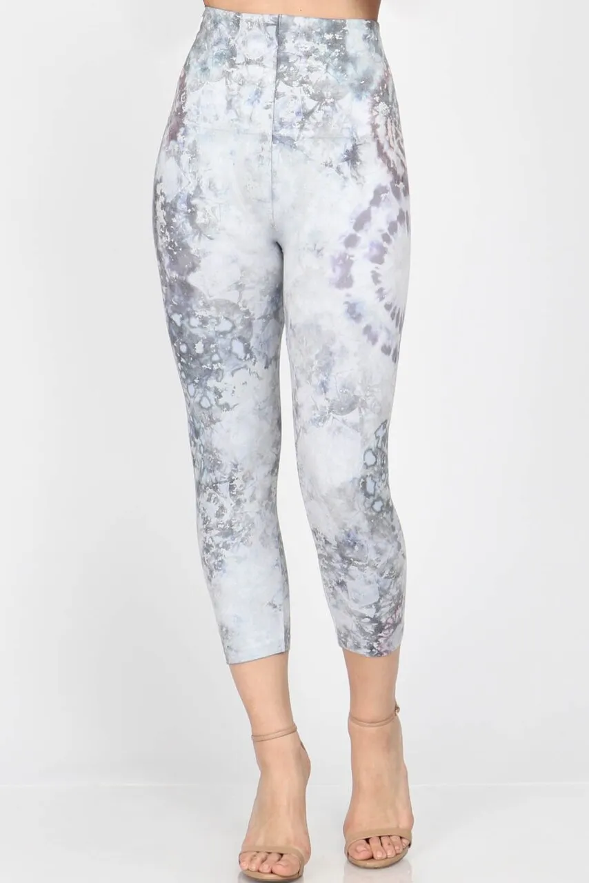 B4291P Capri/Short Tie Dye Leggings