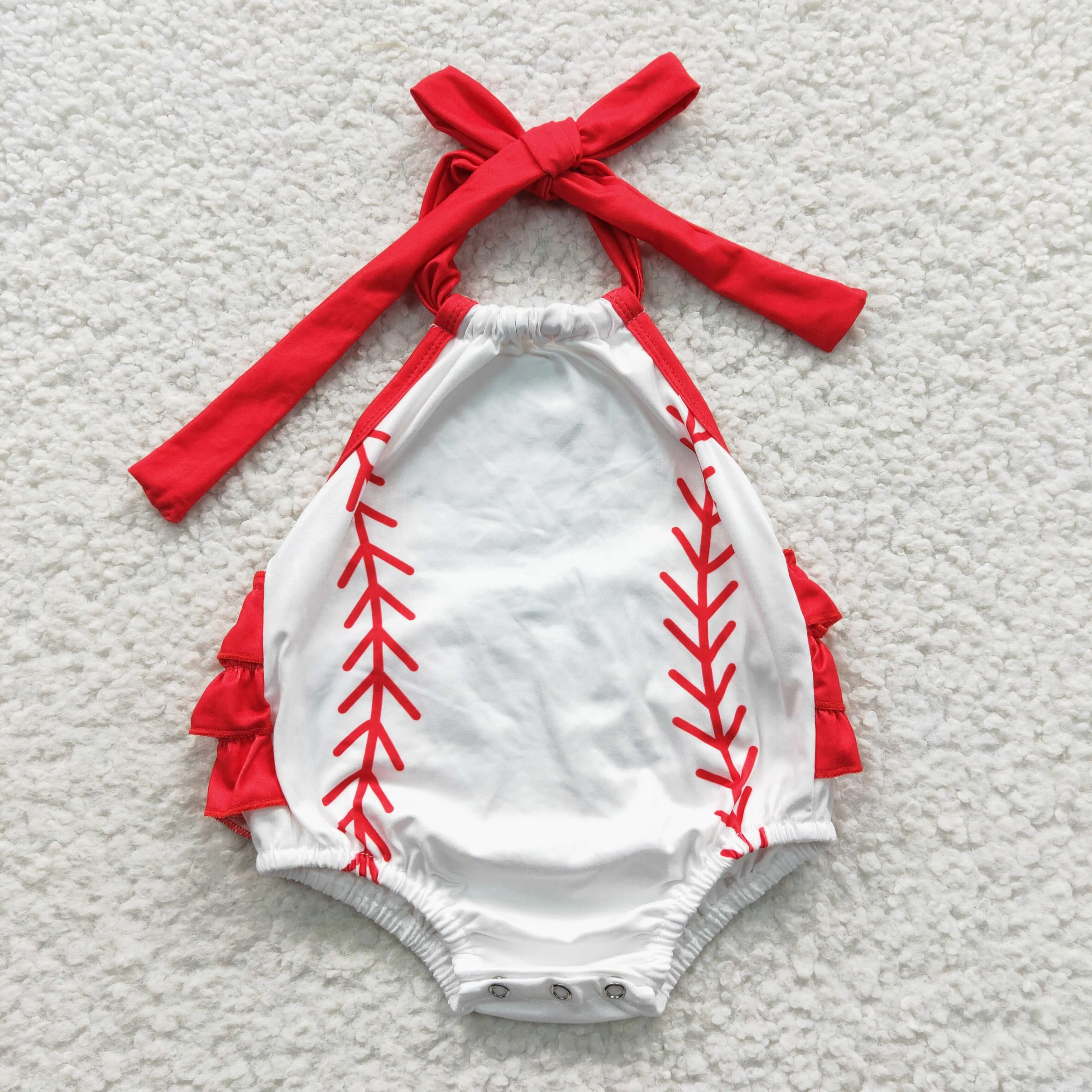 baseball simple romper SR0327