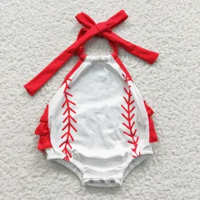 baseball simple romper SR0327