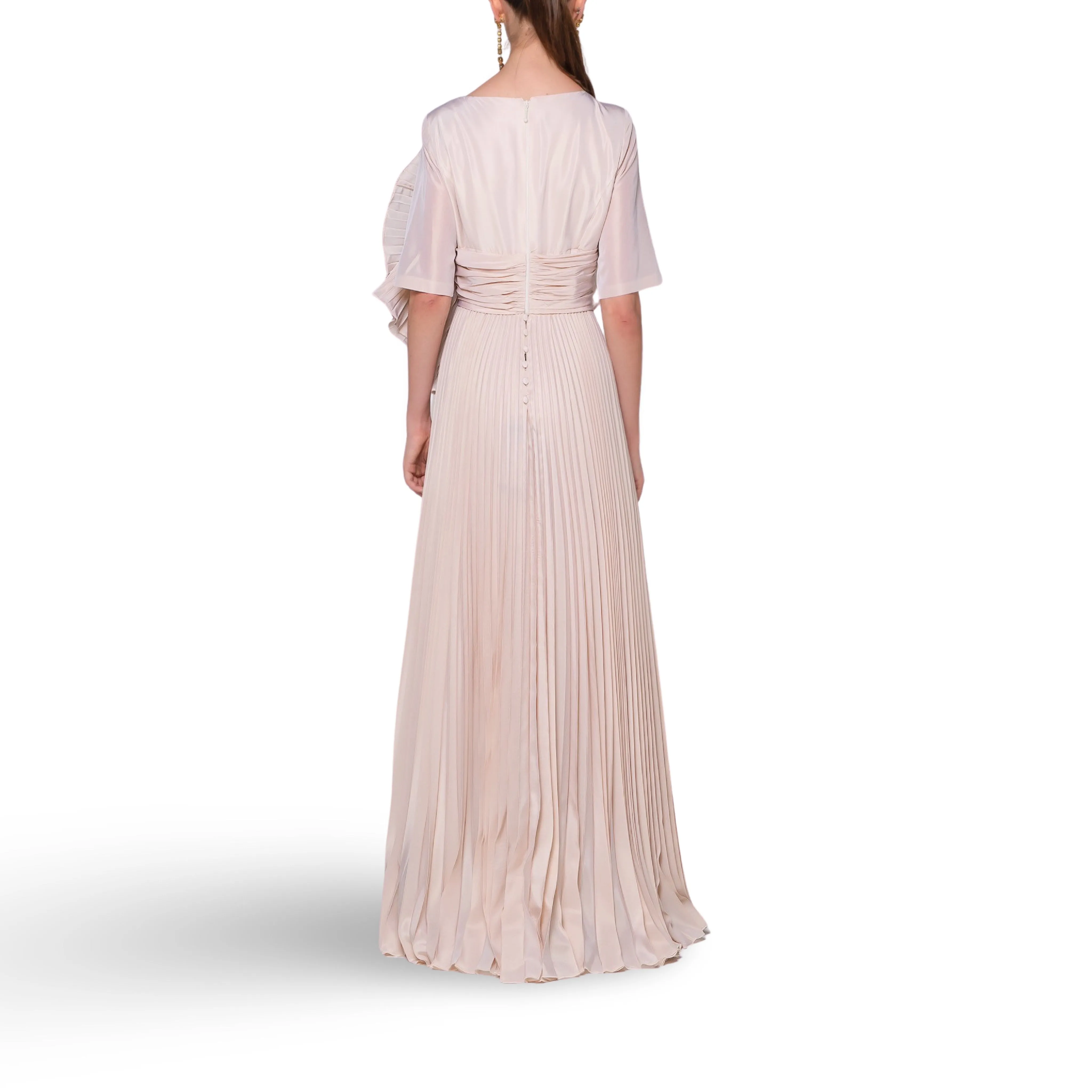 Beige Malaui Model Dress