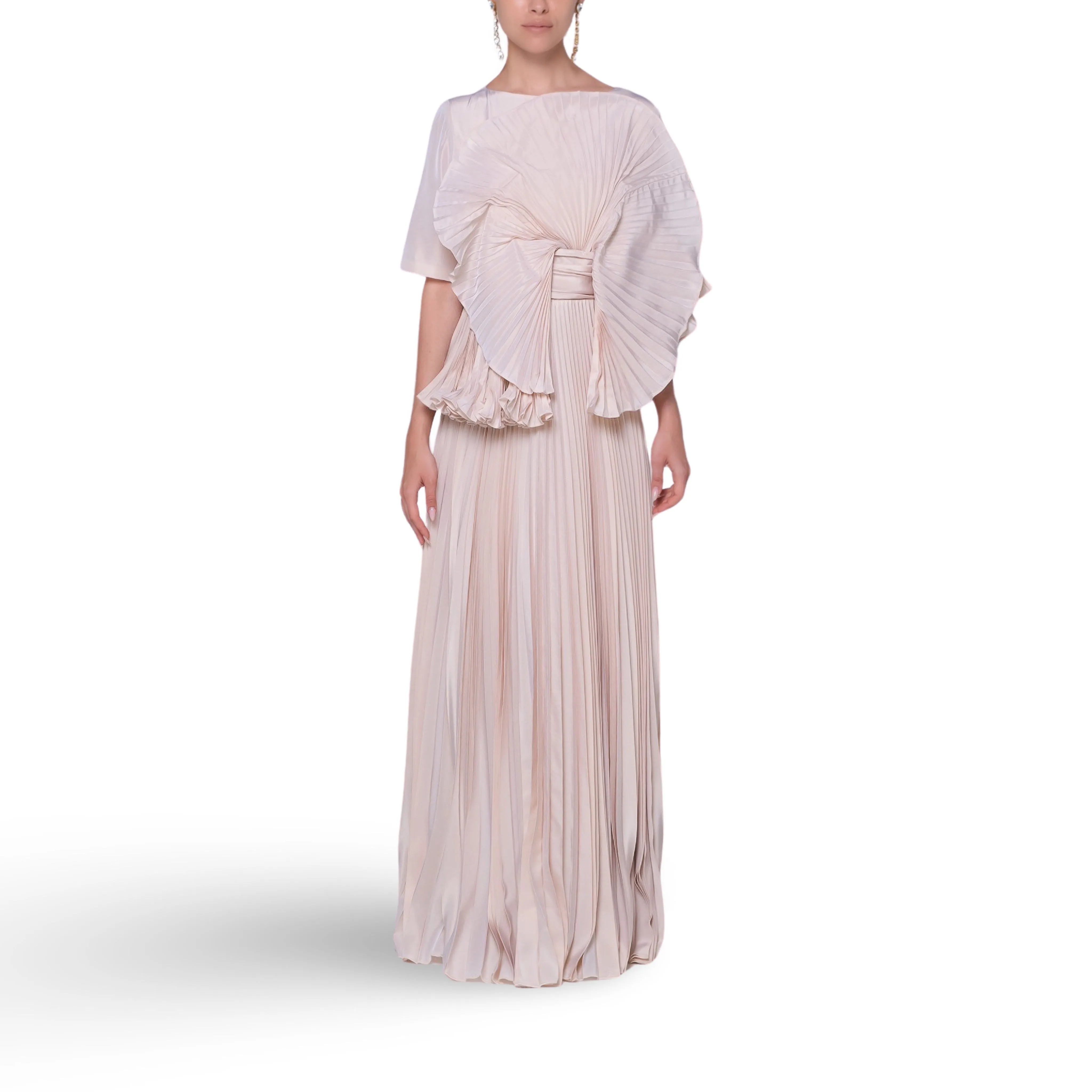 Beige Malaui Model Dress