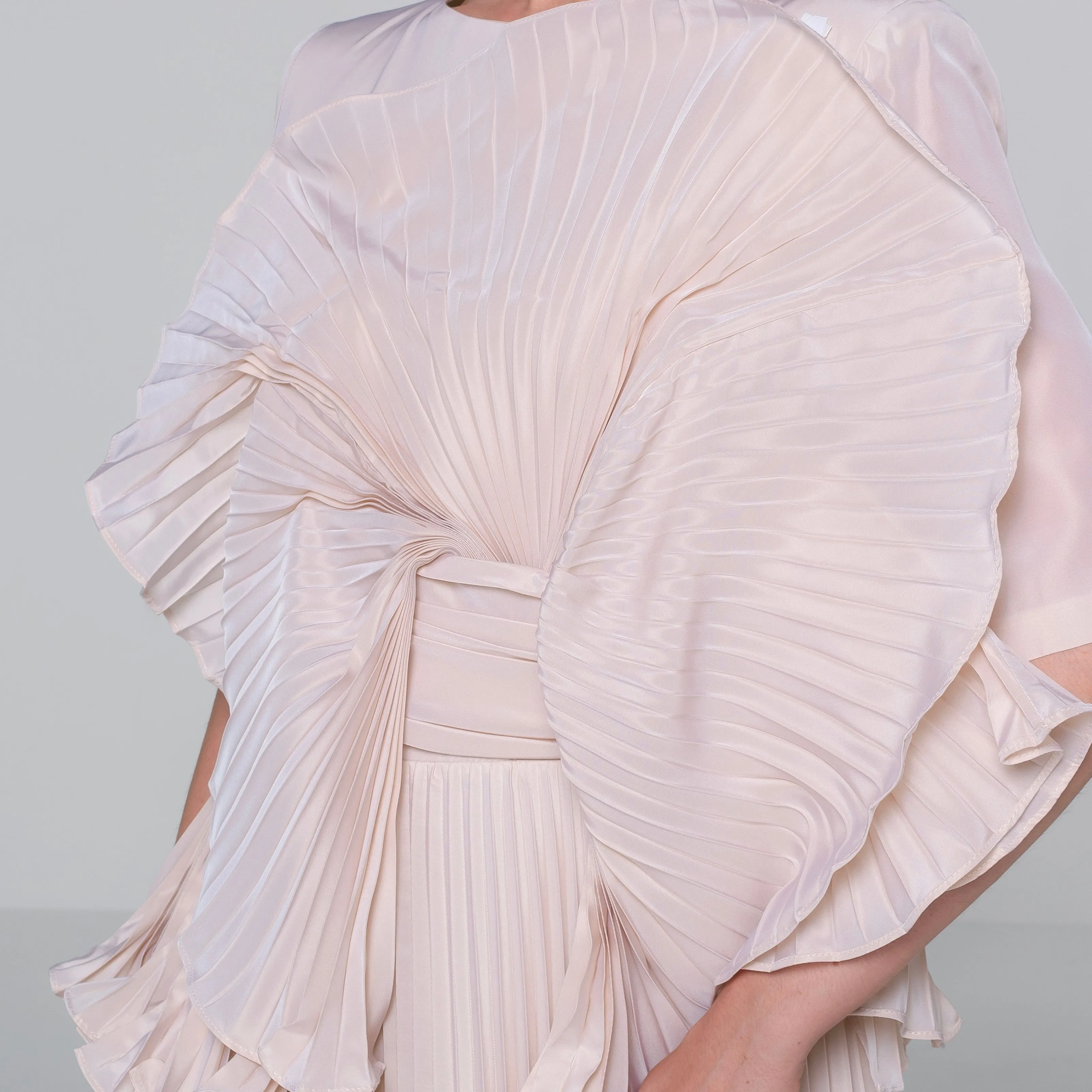Beige Malaui Model Dress