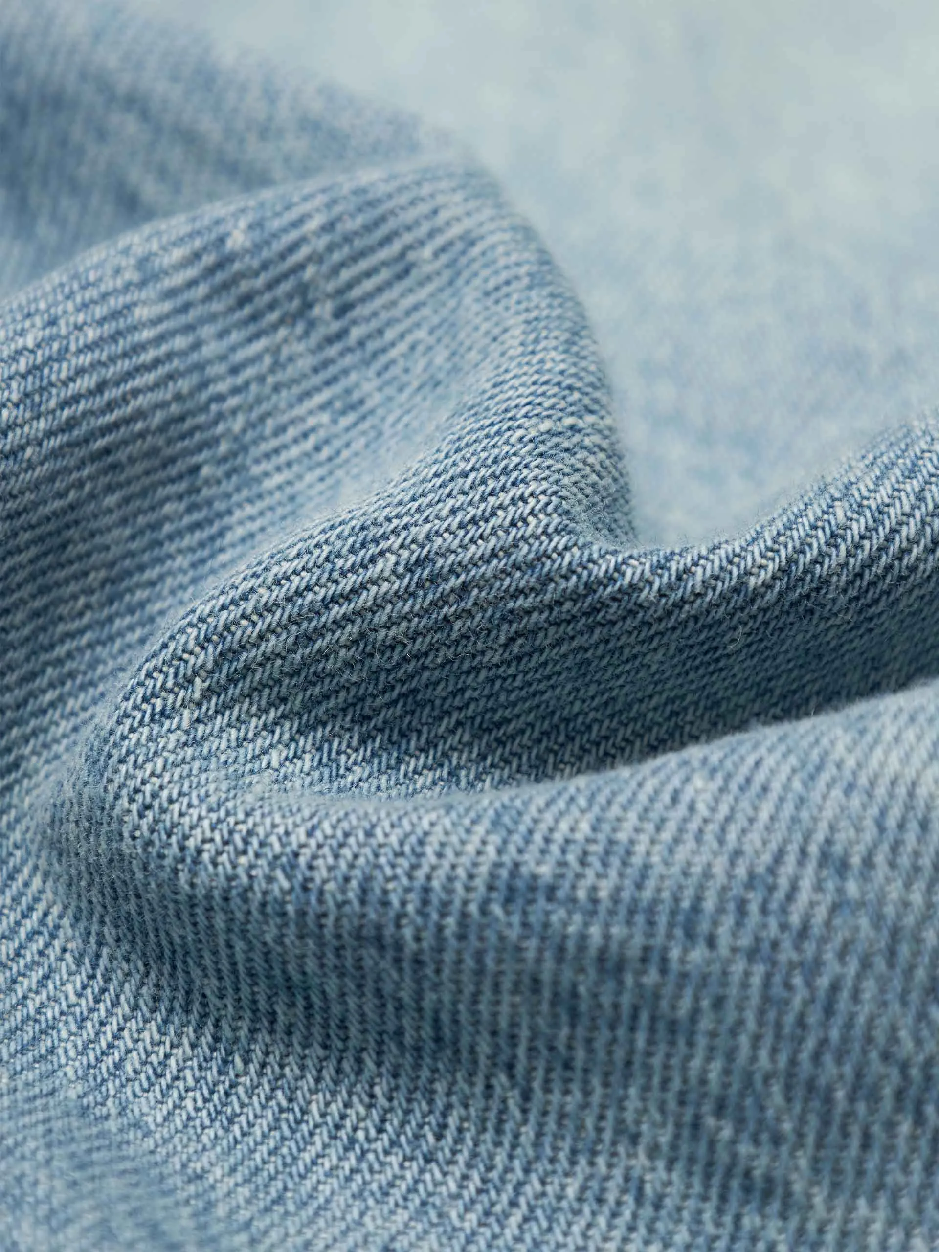 Belt Detail Denim Jacket
