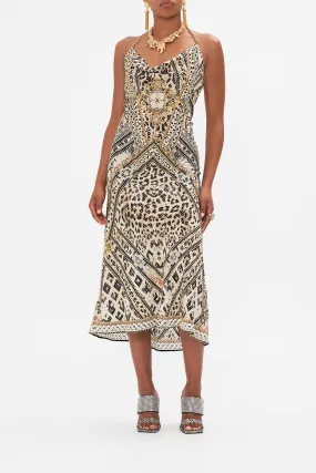 BIAS HALTER DRESS MOSAIC MUSE