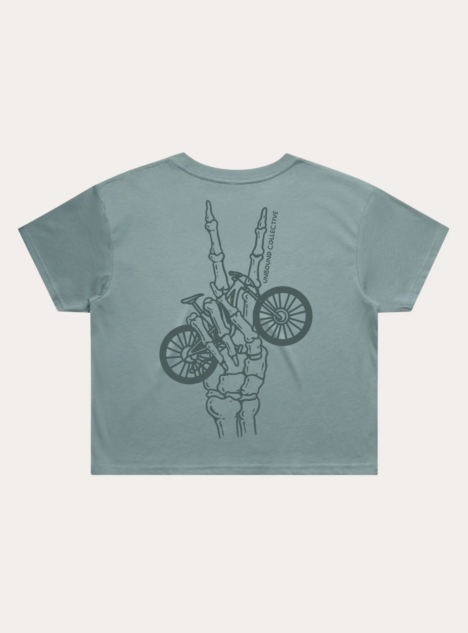 Bike Peace Skeleton Crop