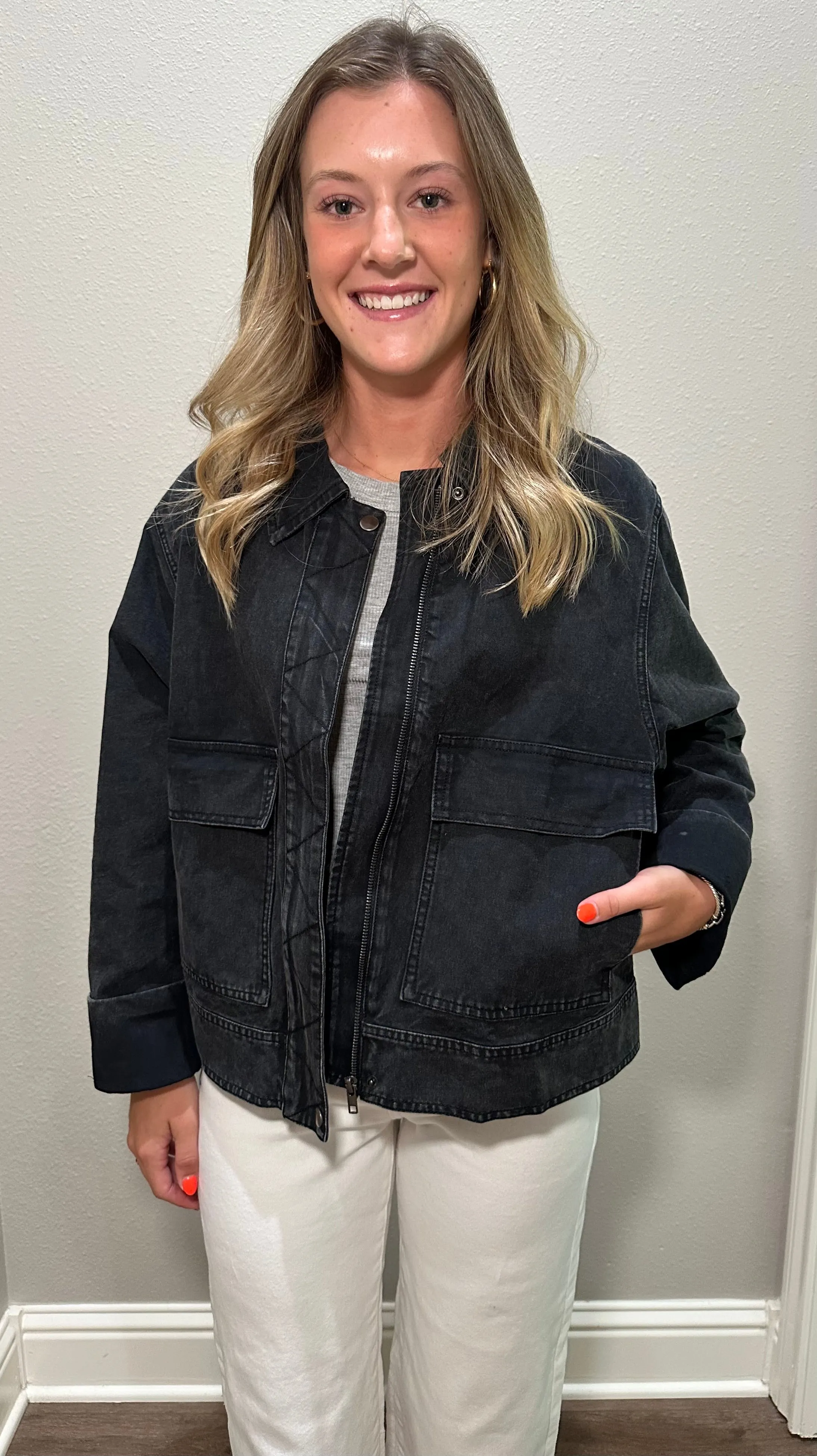 Black Denim Jacket