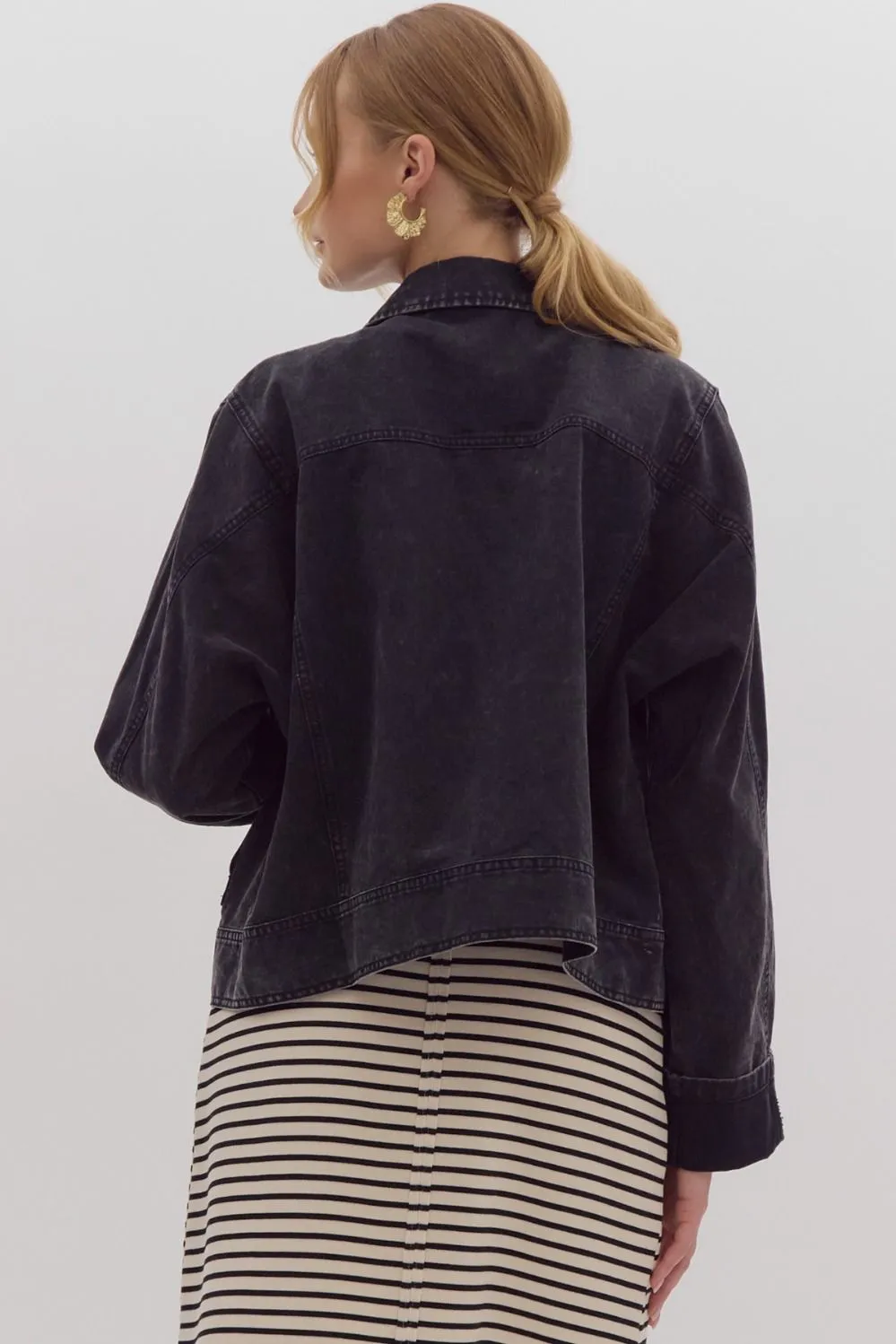 Black Denim Jacket