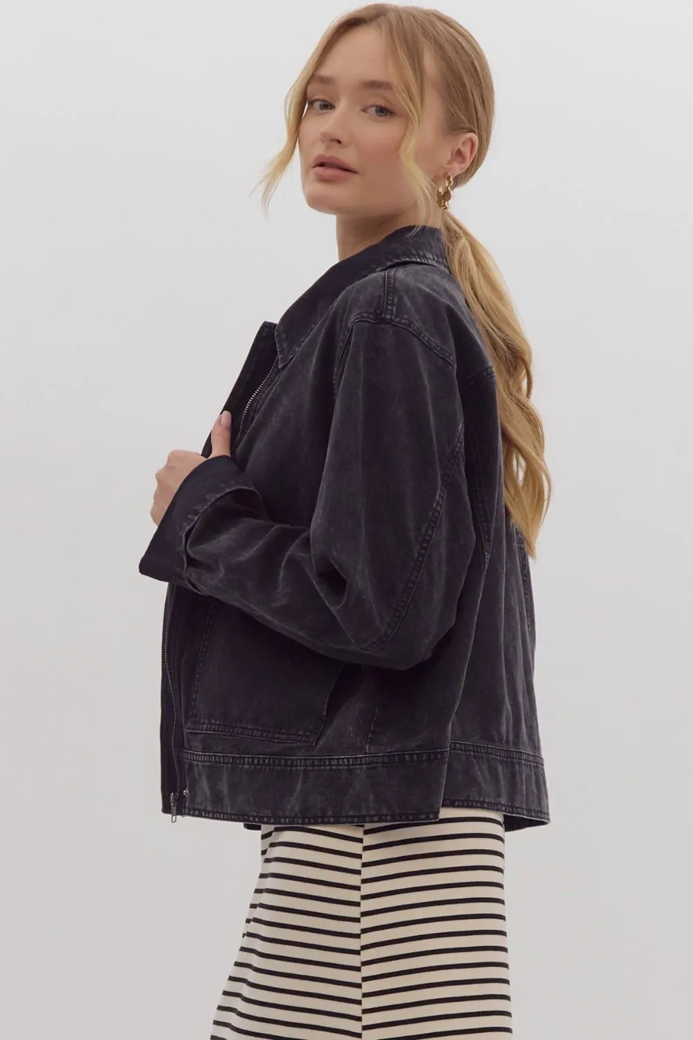 Black Denim Jacket