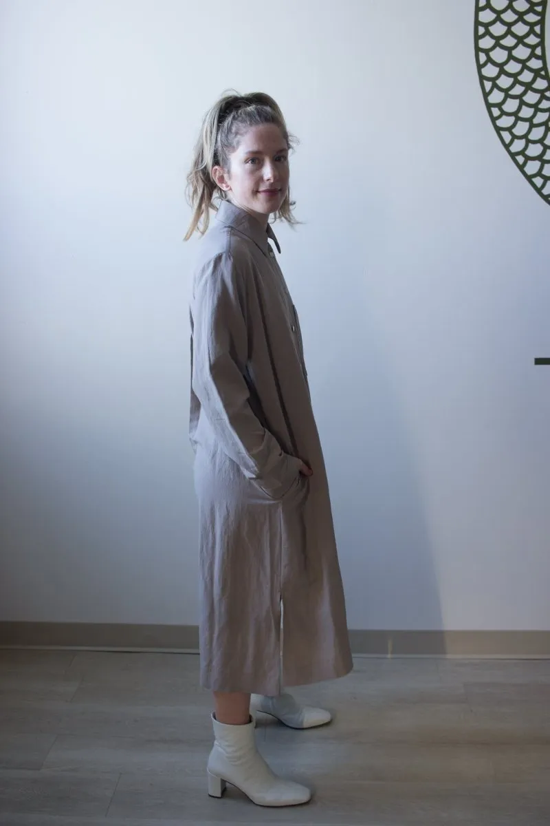 Bodybag Oran Shirt Dress - Stone or Raspberry (Online Exclusive)