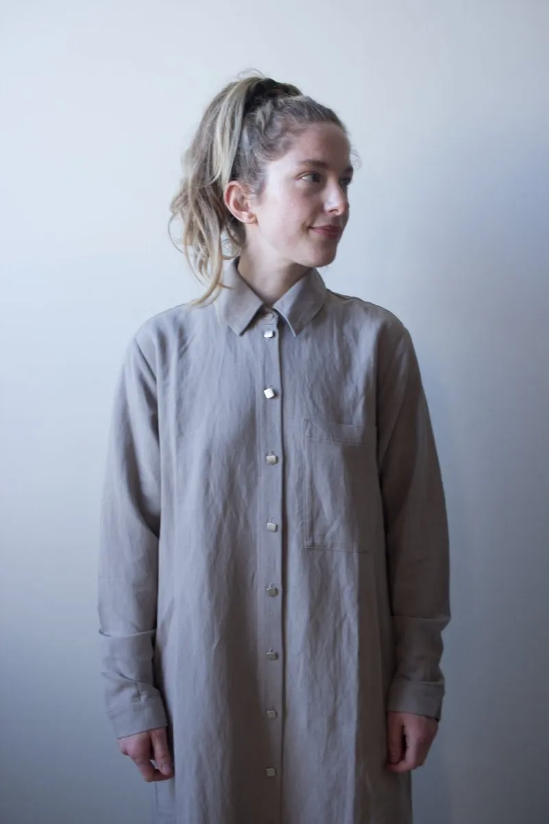 Bodybag Oran Shirt Dress - Stone or Raspberry (Online Exclusive)