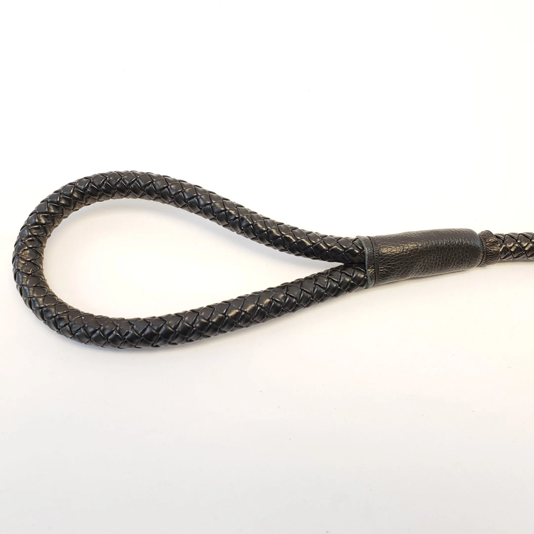 Braided Dog Leash Black - Large