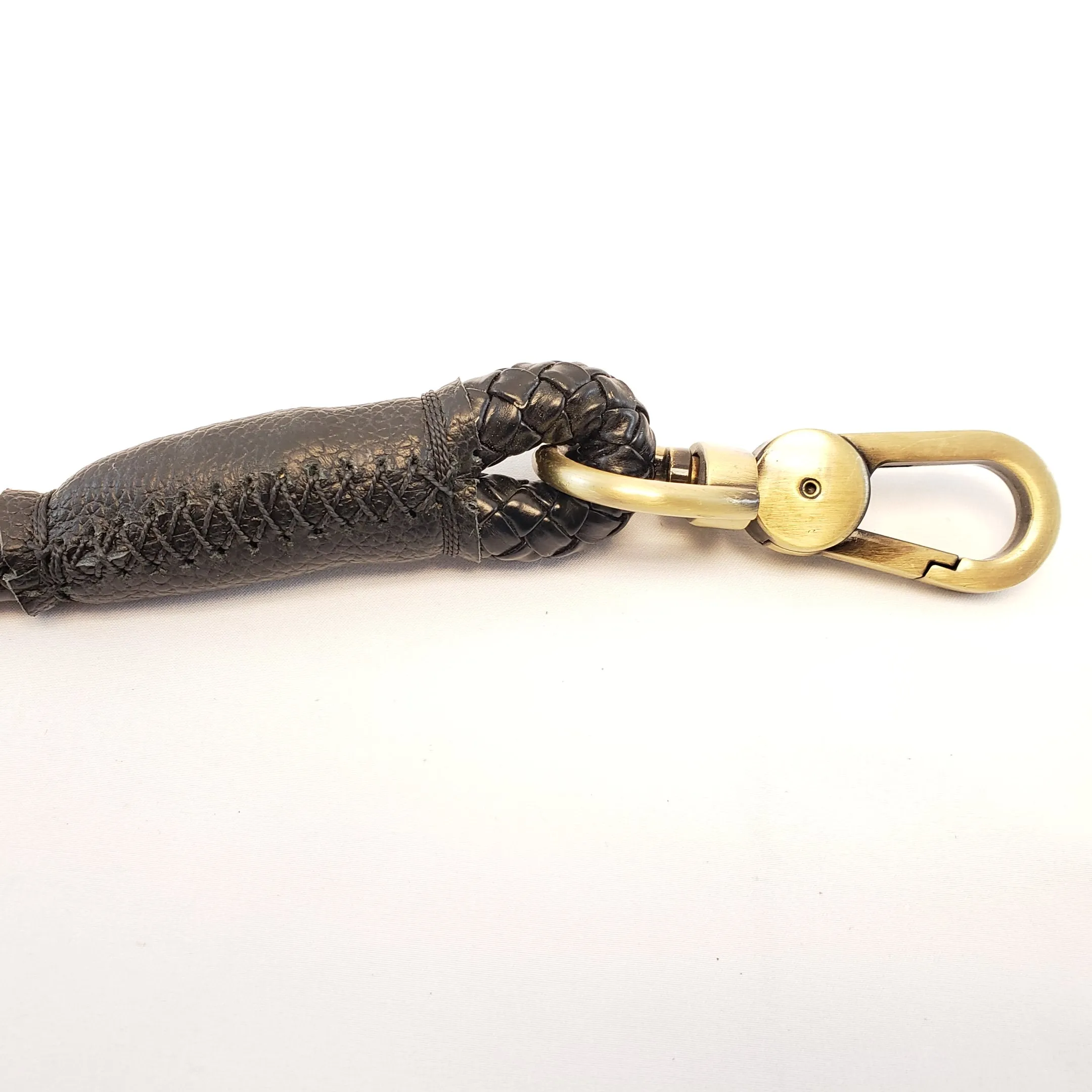 Braided Dog Leash Black - Large