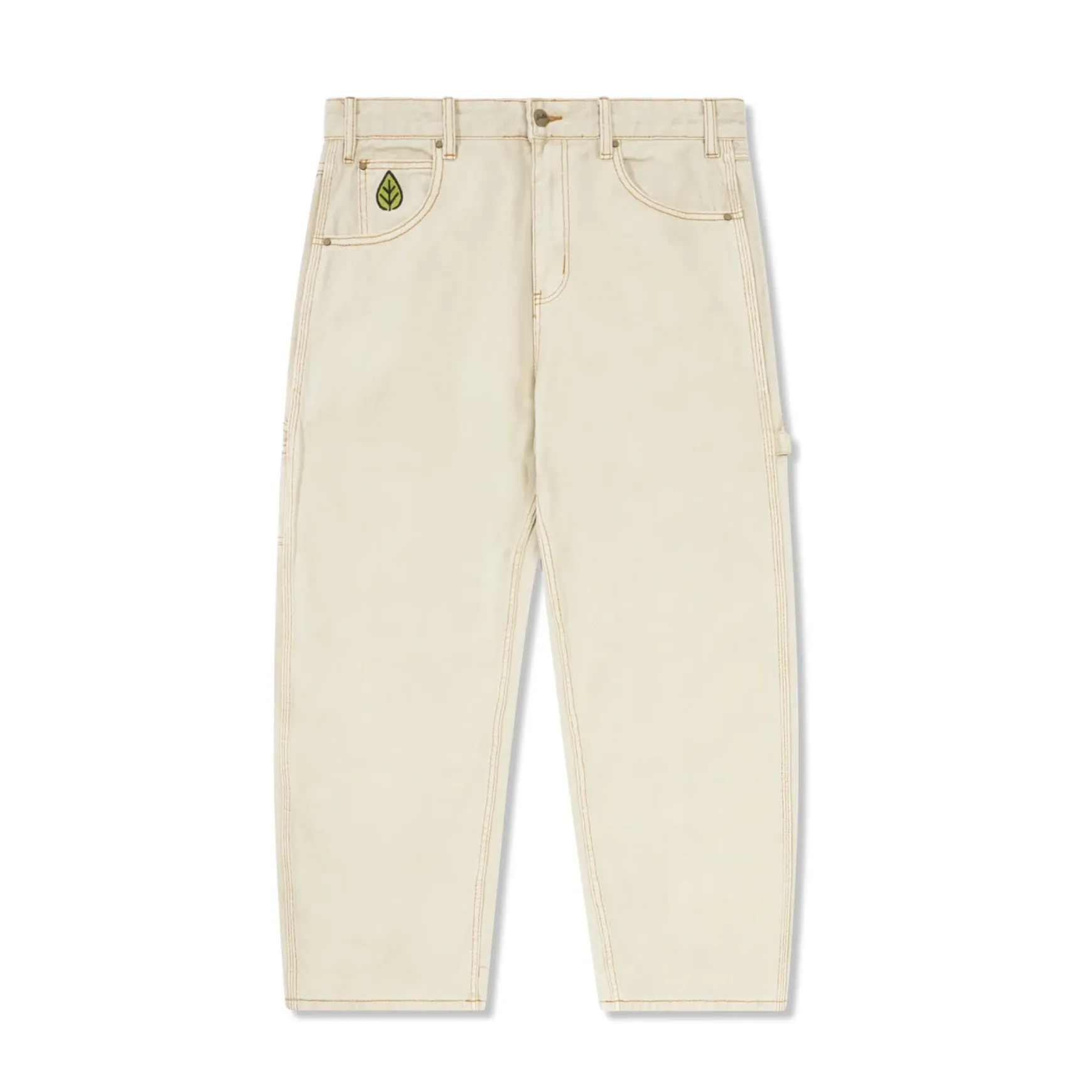 BUTTER GOODS WEATHERGEAR HEAVY WEIGHT DENIM JEANS WASHED KHAKI