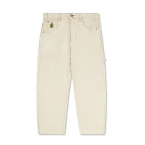BUTTER GOODS WEATHERGEAR HEAVY WEIGHT DENIM JEANS WASHED KHAKI