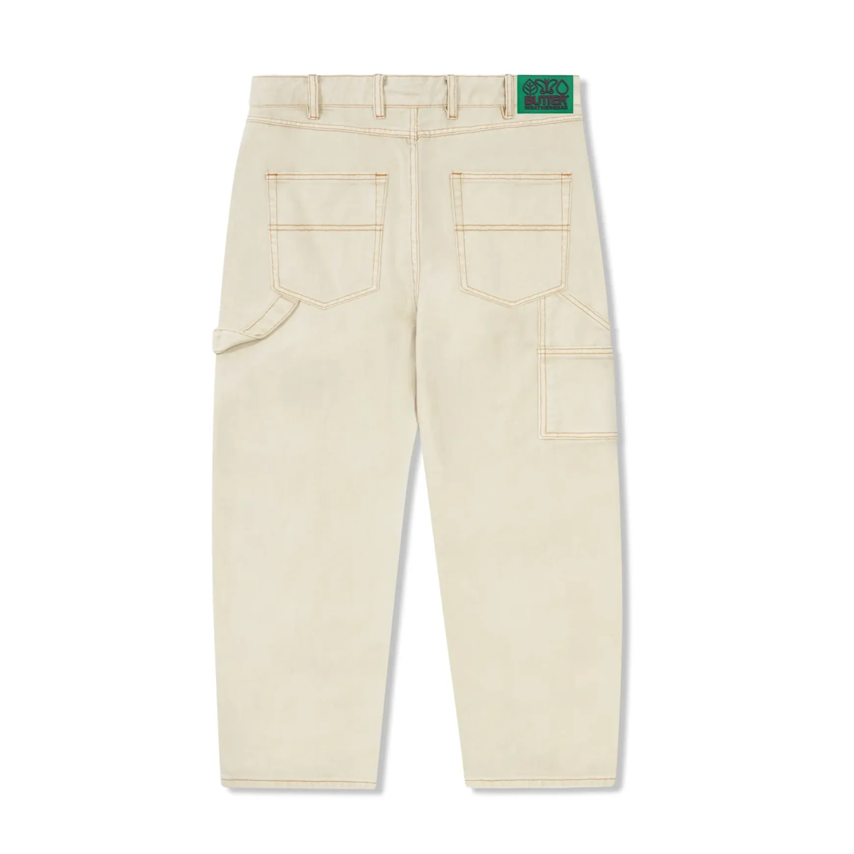 BUTTER GOODS WEATHERGEAR HEAVY WEIGHT DENIM JEANS WASHED KHAKI