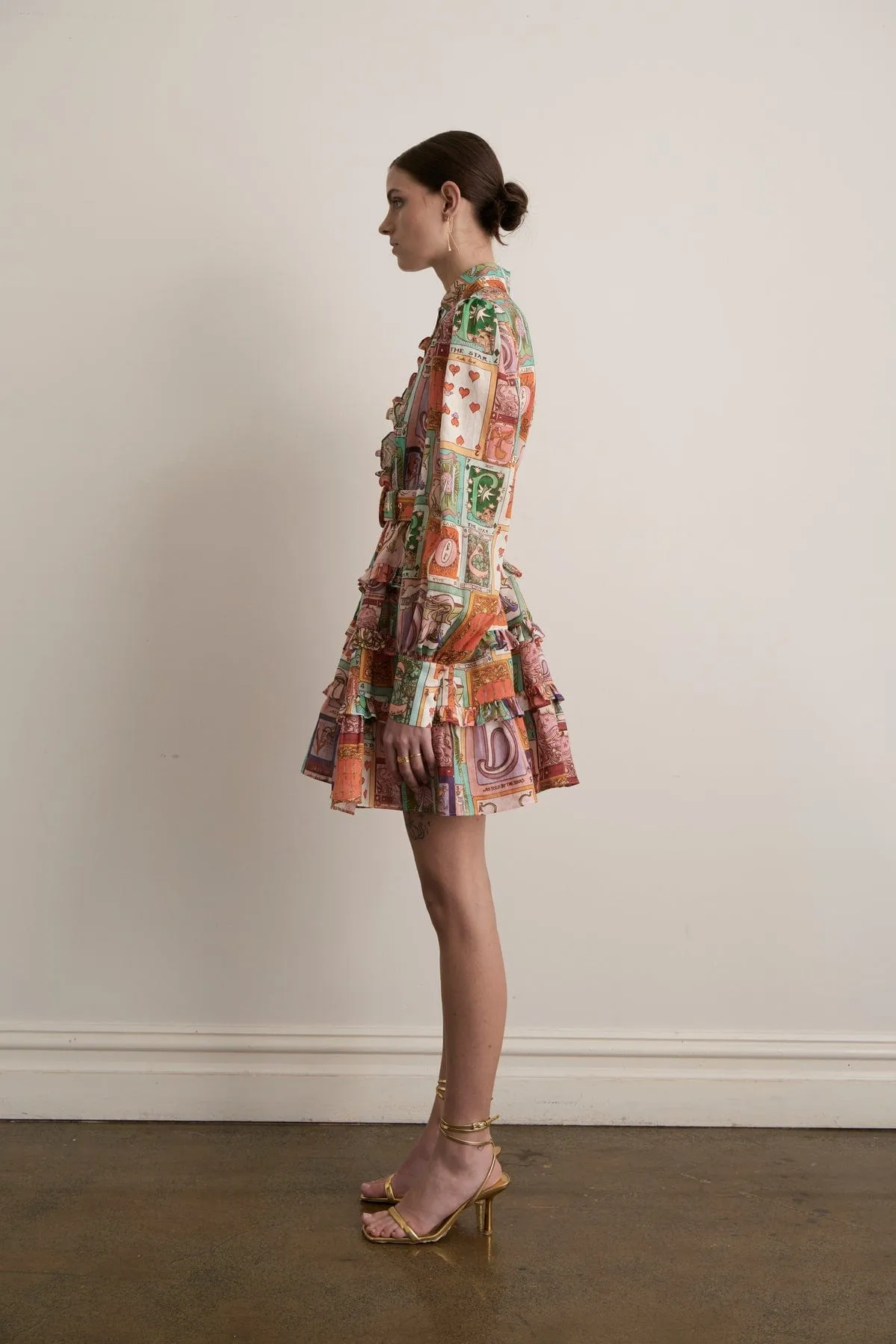 Cairo Frilled Layered Dress