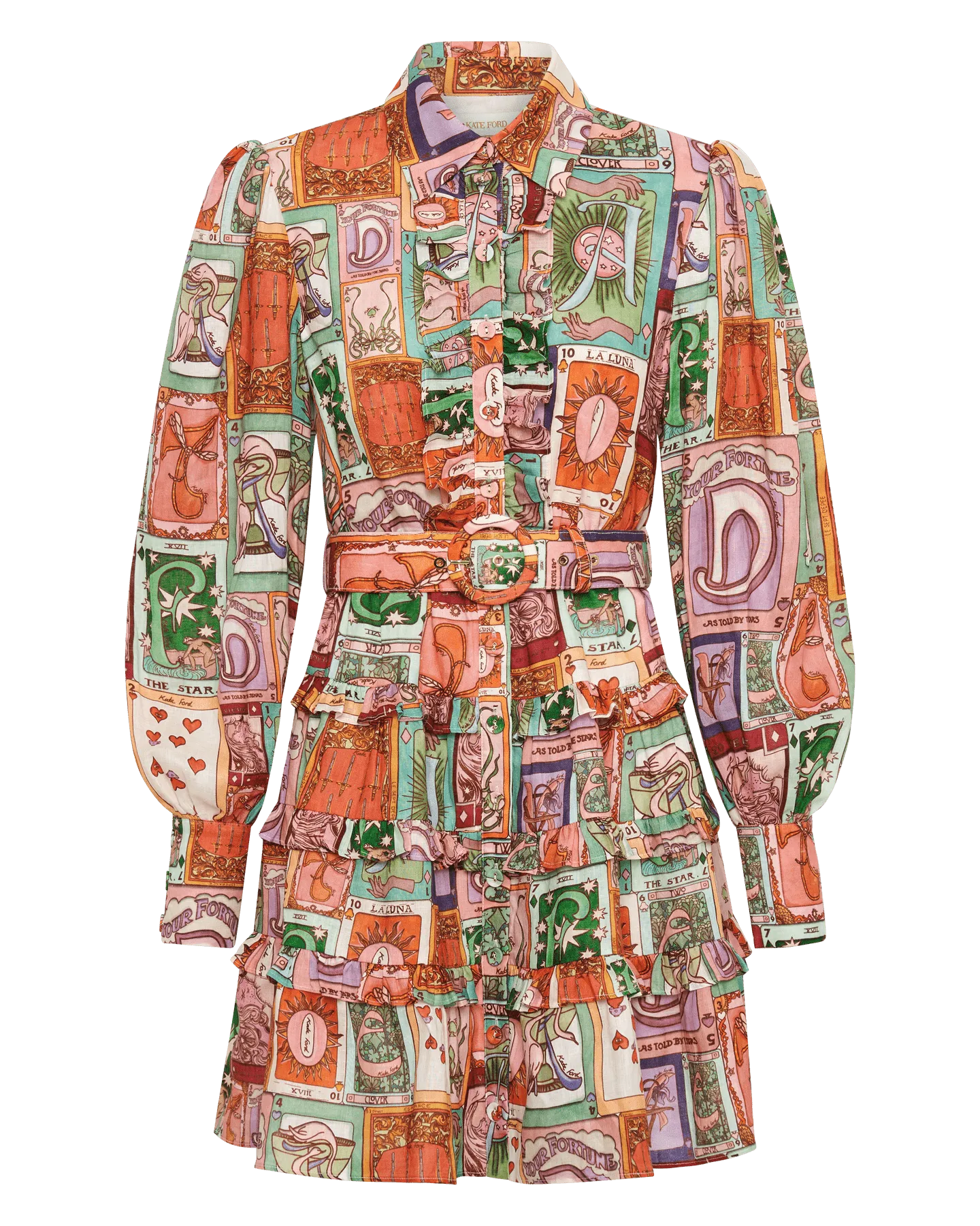 Cairo Frilled Layered Dress