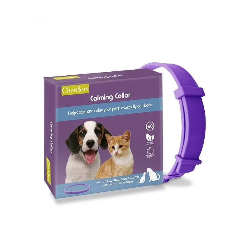 Calming Collar for Cats and Dogs: Reduce Anxiety and Promote Relaxation!