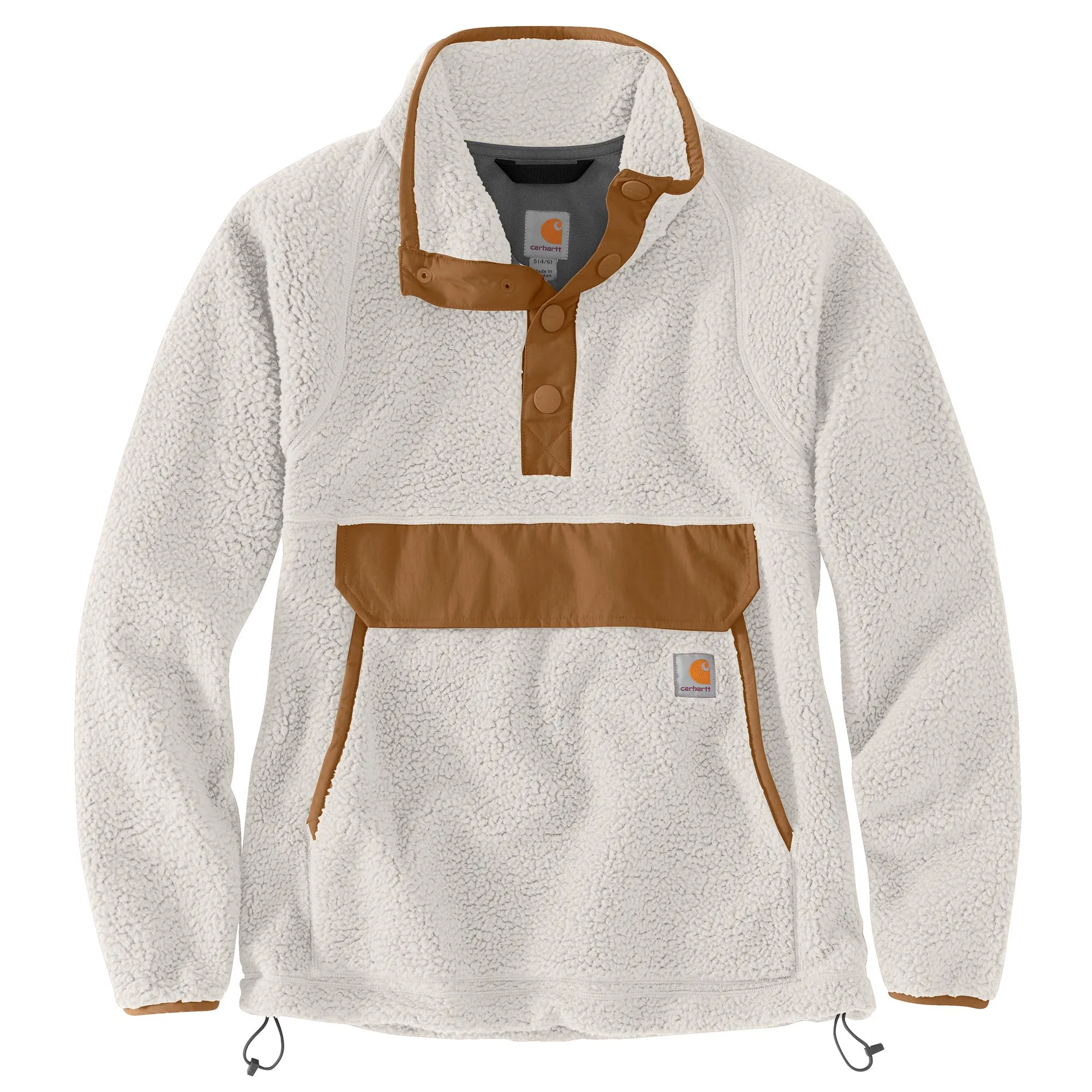 'Carhartt' Women's Fleece 1/4 Relaxed Fit Fleece Jacket - Malt