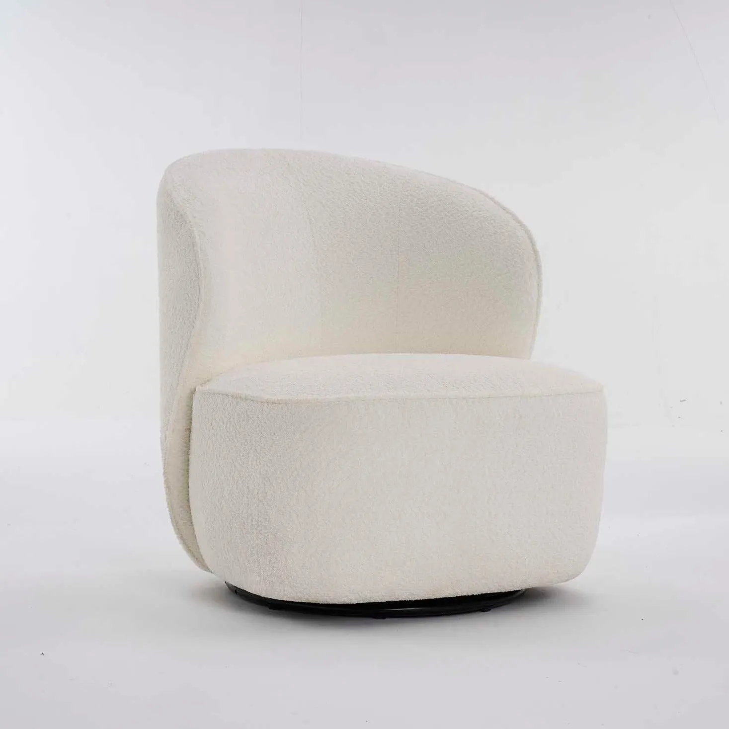 Casey Swivel Chair (Available in Cream or Grey)