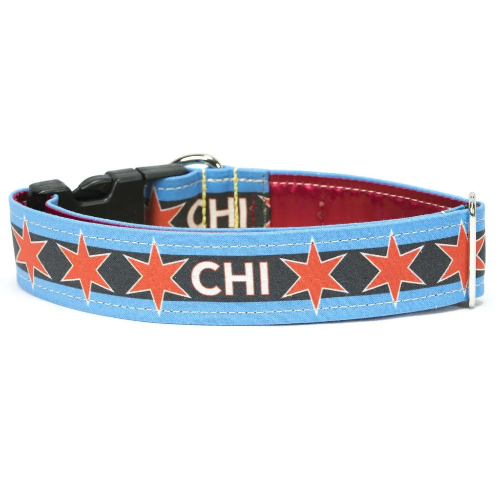 Chicago Flag Black