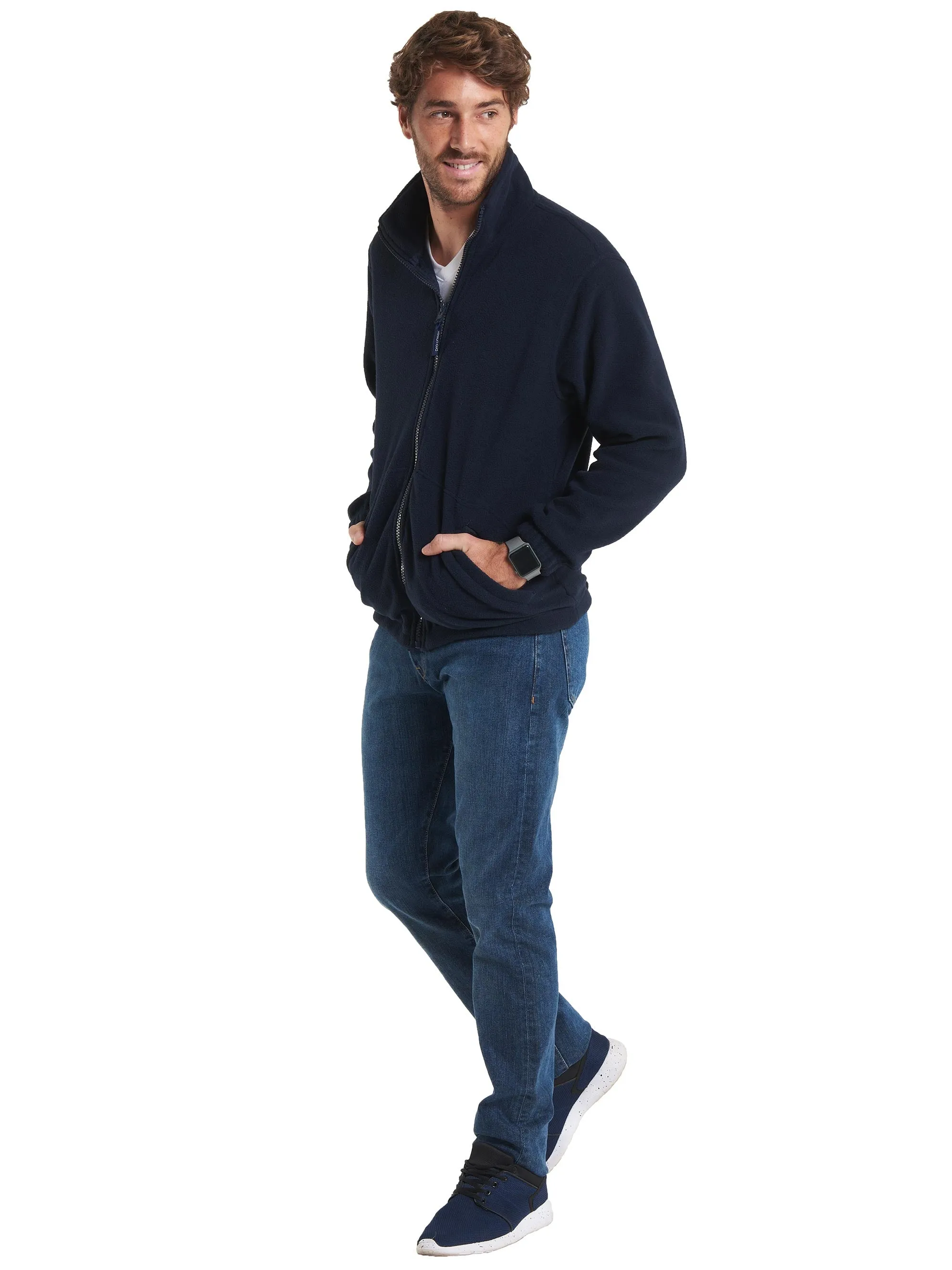 Classic Full Zip Fleece Jacket | Red