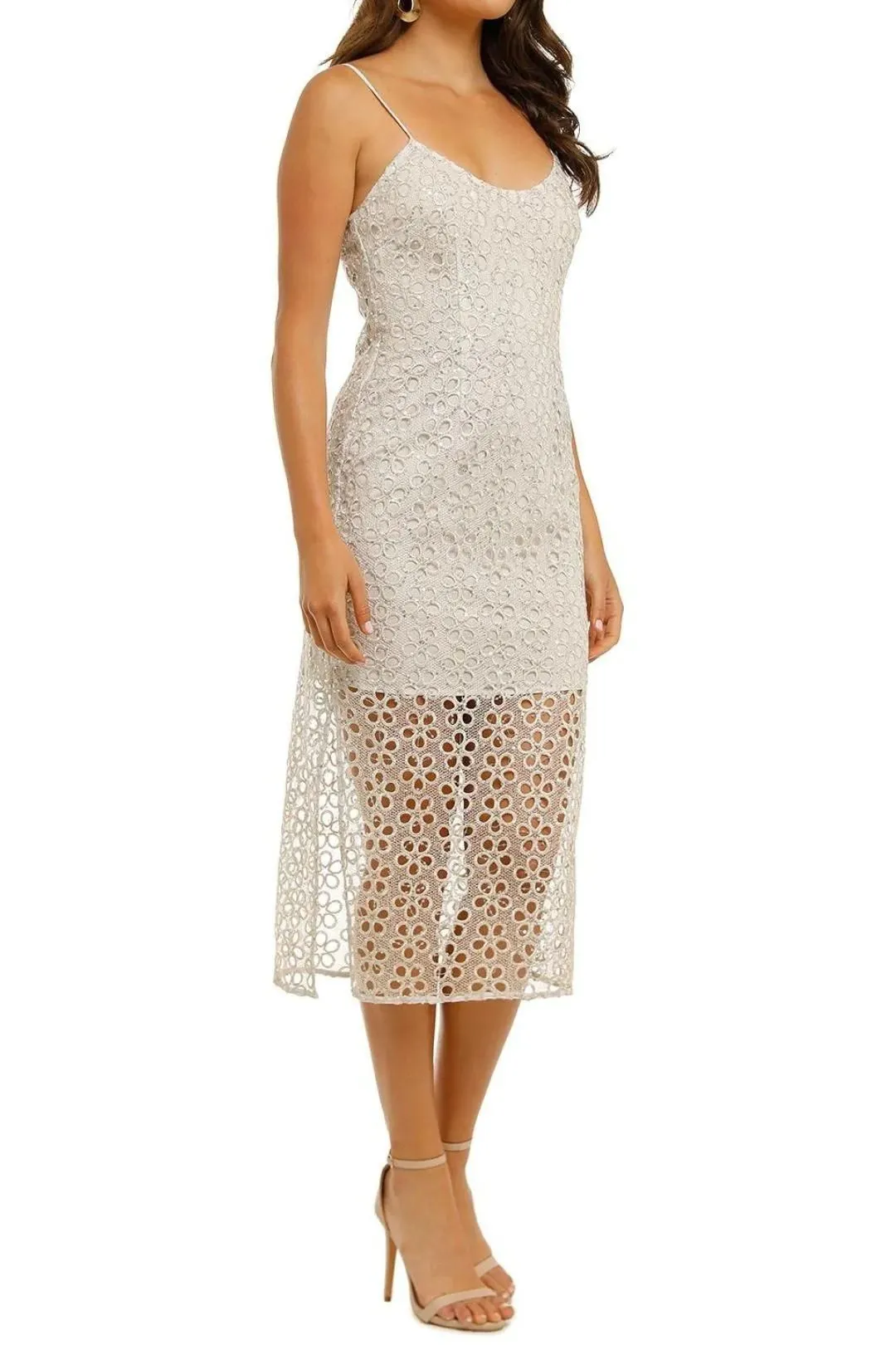 Concord Midi Dress - Silver
