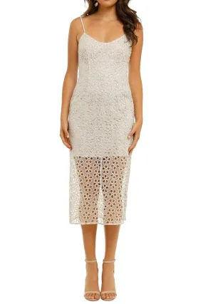 Concord Midi Dress - Silver