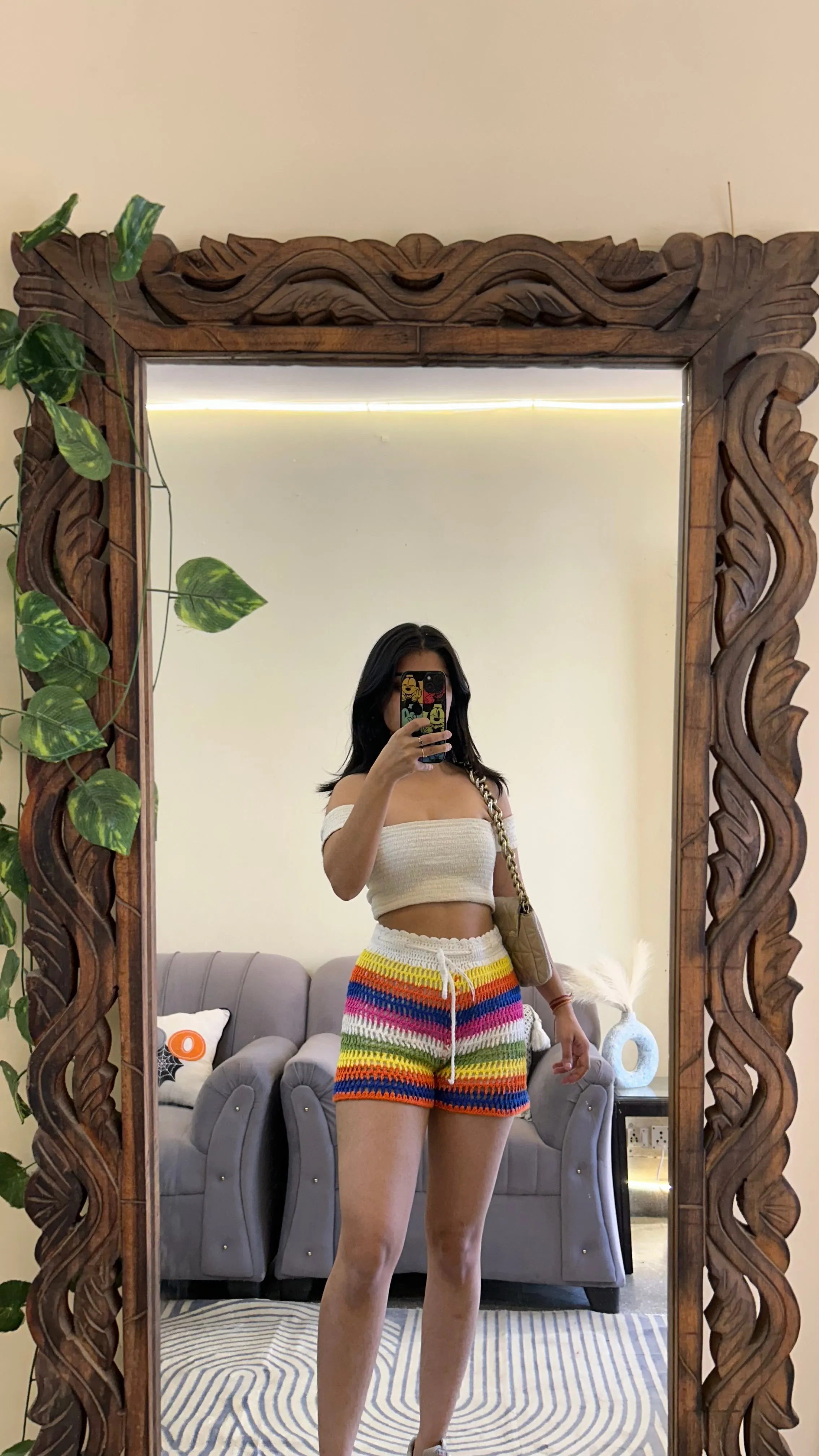 Crochet short 28 waist