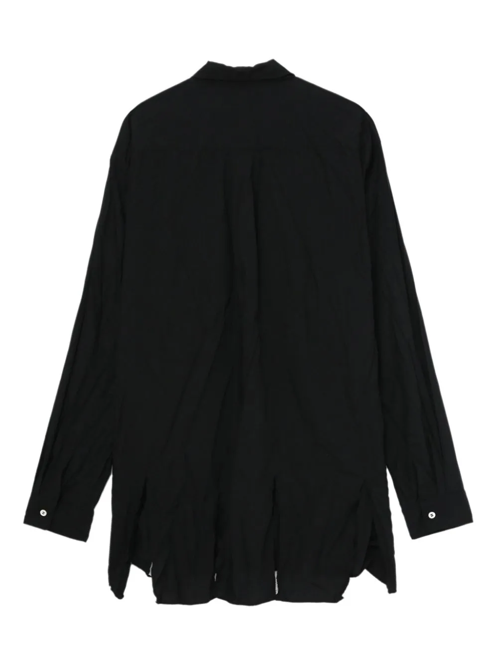 Cut-Out Hem Dress Shirt