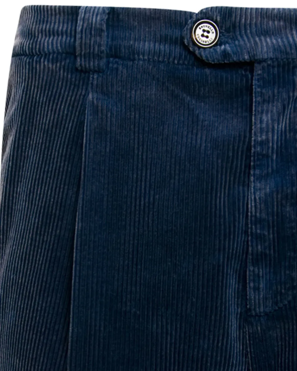 Dark Blue Wider Corduroy Pant