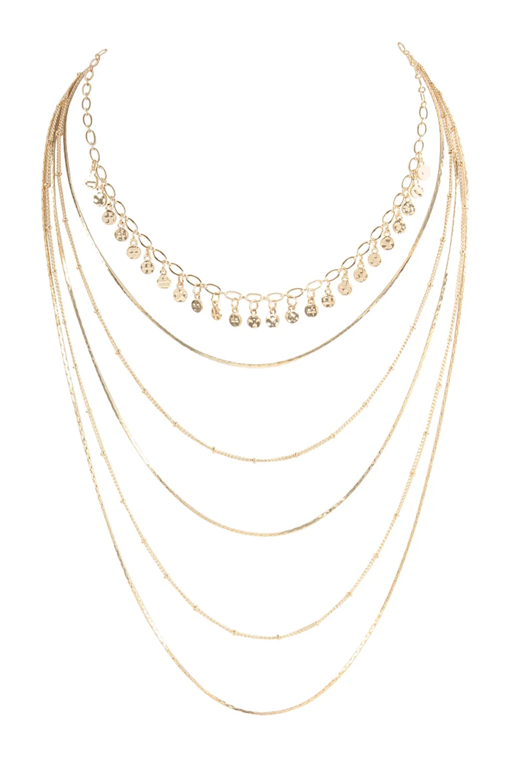 DELICATE LAYER NECKLACE/6PCS (NOW $1.75 ONLY!)
