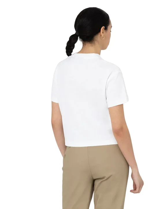 Dickies maglietta manica corta da donna Oakport DK0A4Y8LWHX bianco