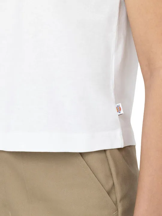 Dickies maglietta manica corta da donna Oakport DK0A4Y8LWHX bianco