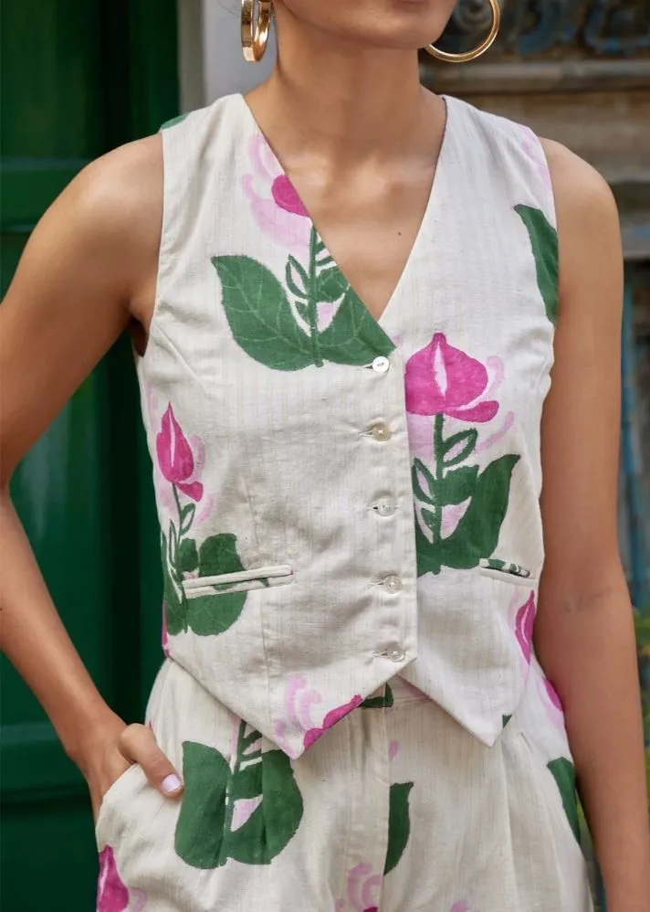 Dione Handloom Waistcoat