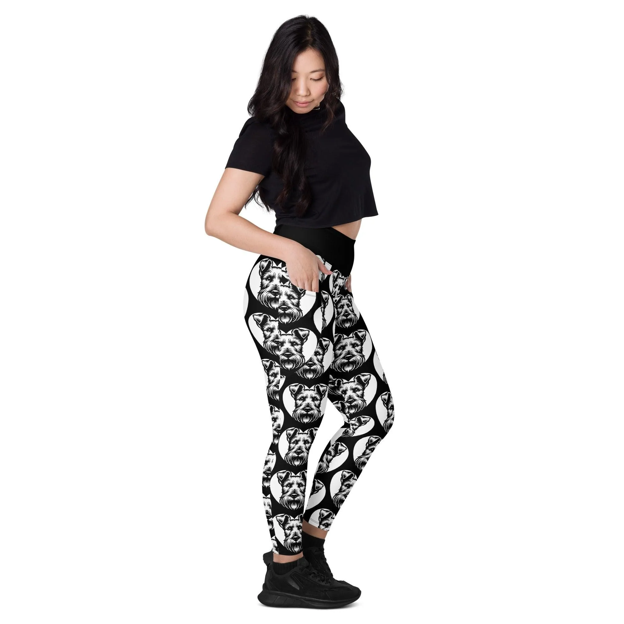 DOG BREED LEGGINGS with pockets - LAKELAND TERRIER - HERTTAHOUND